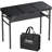 Aluminum Folding Camping Table - 3ft Tri-Fold, 3 Adjustable Heights (27.1in Max), 66lb Capacity with Storage Net-111153536