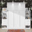 Lit escamotable pleine grandeur mural avec 4 tiroirs, éclairage à DEL et tablettes de rangement, fabrication en bois