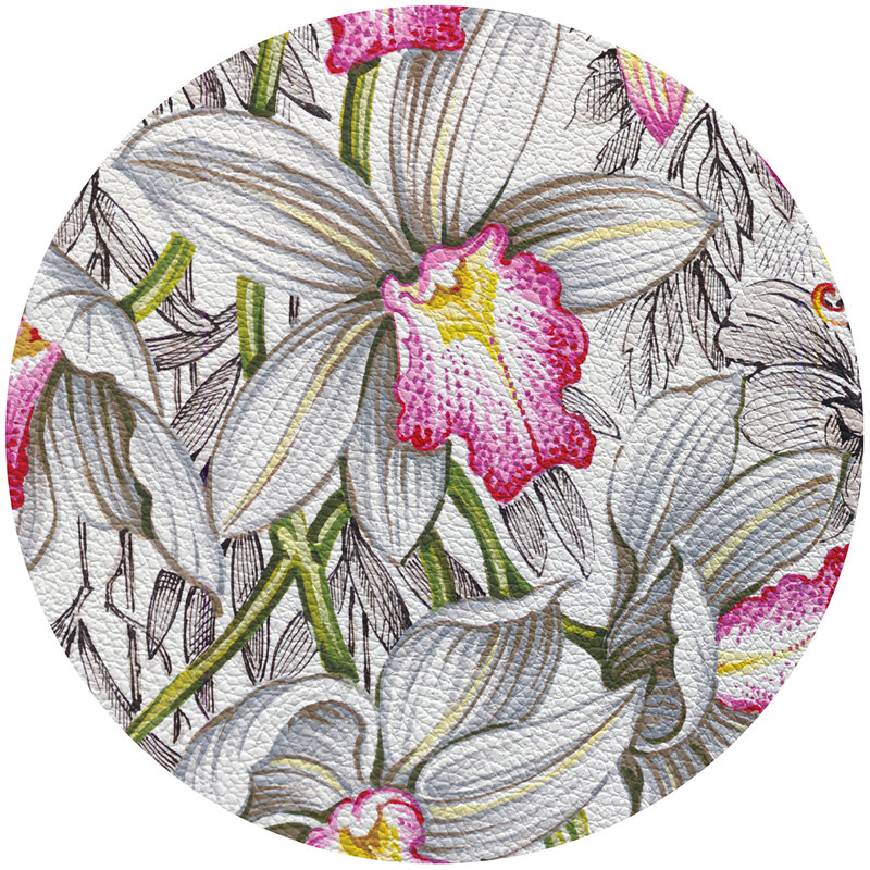 Napperon Orchid Cymbidium, Rose