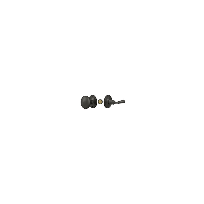 Deltana SDL980U19 Storm Door Latch, Round, Tubular Lock in Paint Black, Oil Rubbed Bronze