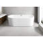 Baignoires de trempage autoportantes en acrylique 59 po avec trop-plein et bonde escamotable