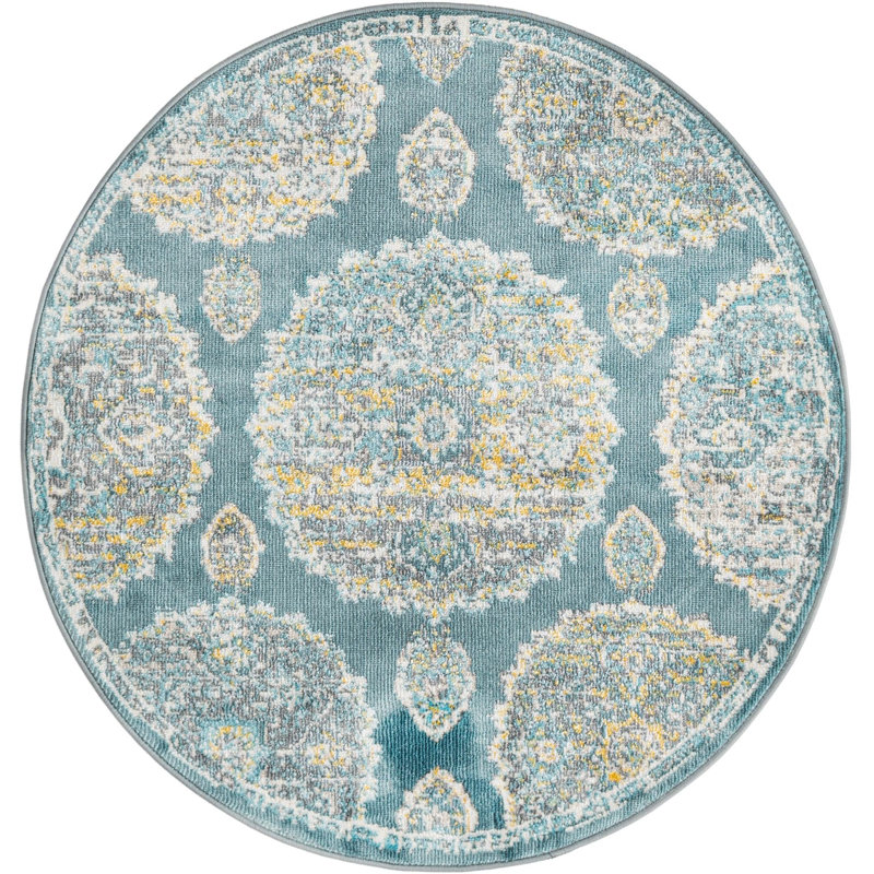 Oriental Indoor Rug, Round 3'3"