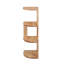 Tablette d'angle, 4 pièces, en bois de hickory massif américain-97831689