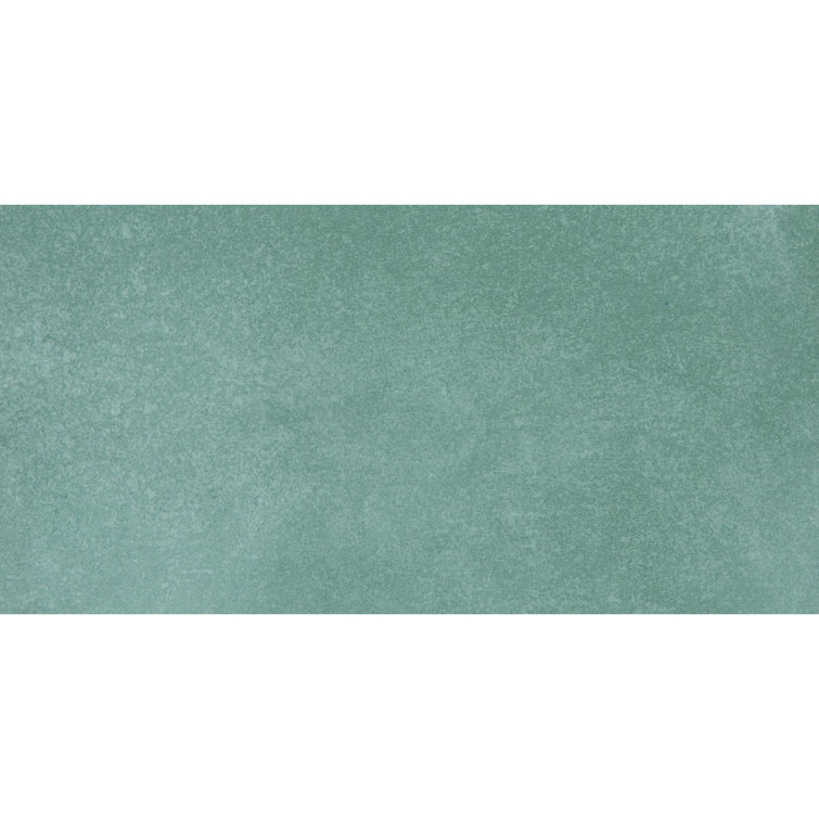 Literary License 12'' W x 24'' L Porcelain Concrete Look Singular Tile