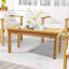 Table de patio en bois brun clair-1230664087