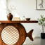 Console en bois massif de style moderne-129911491