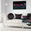 Coussin de pluie et de fleurs avec des greffons et des gouttes-29075685-29075682