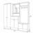 Elara 71" Wide All-in-One Entryway Center with Mirror