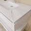 Meuble-lavabo mural simple 48 po avec plateau en marbre-958305603