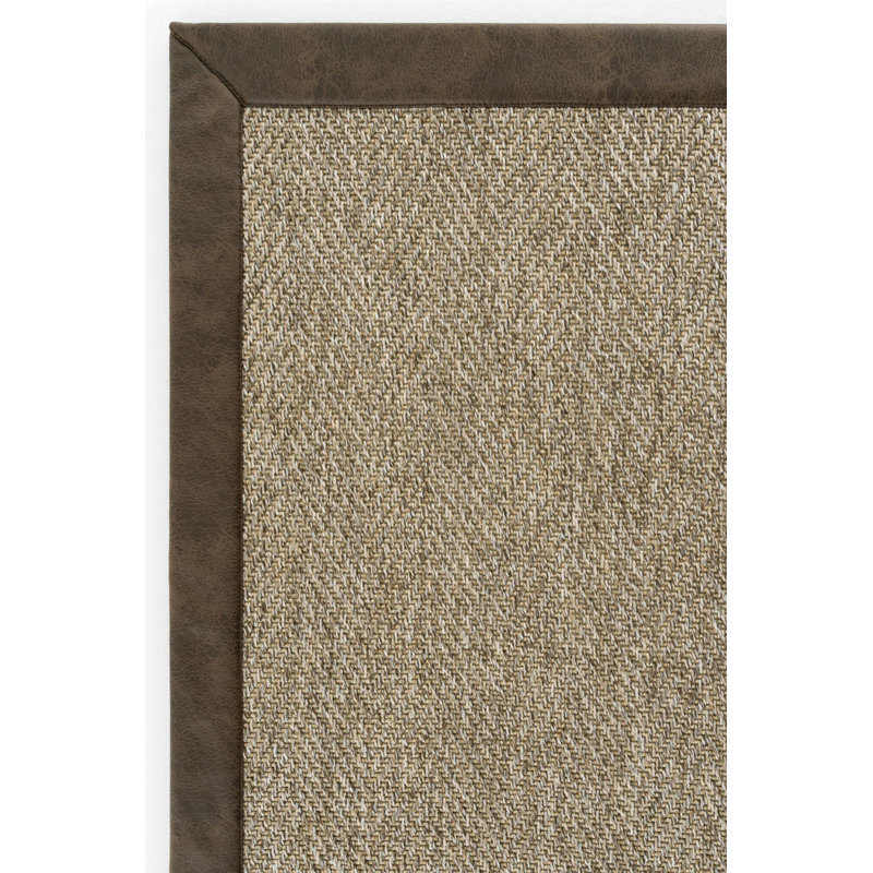 Tapis en sisal Leona, Tapis de couloir 3 pi 4 po x 13 pi 2 po