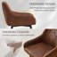 Vintage Suede Bar Stools with Armrest-1581318933