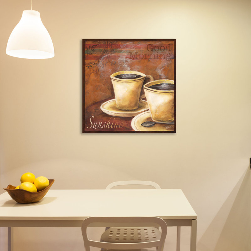 « good matin soleil ii », reproduction d’impression sur toile tendue, H 36 po x l 36 po