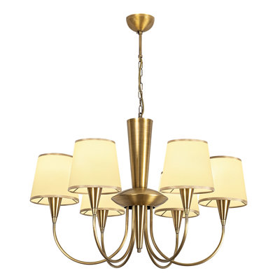 Pomfret 6 - Light Shaded Chandelier