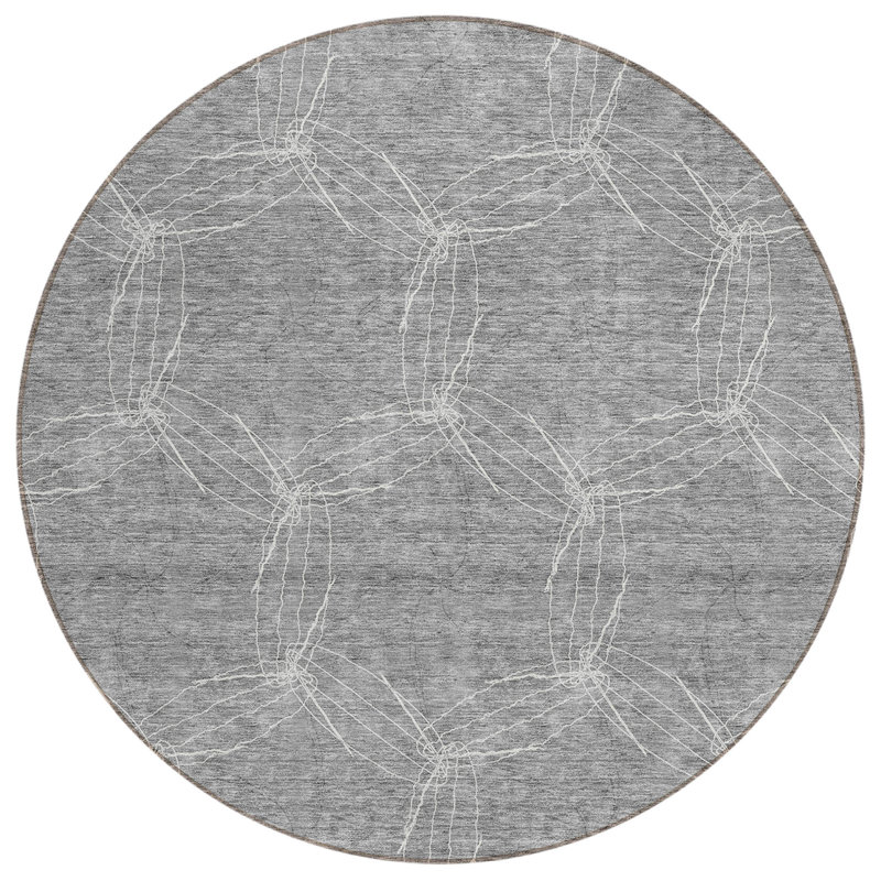 Tapis rond 8 po