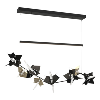 Belladonna Kitchen Island LED Pendant with Crystal Accents