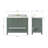 Moille 43" Single Bathroom Vanity Set-1337510944