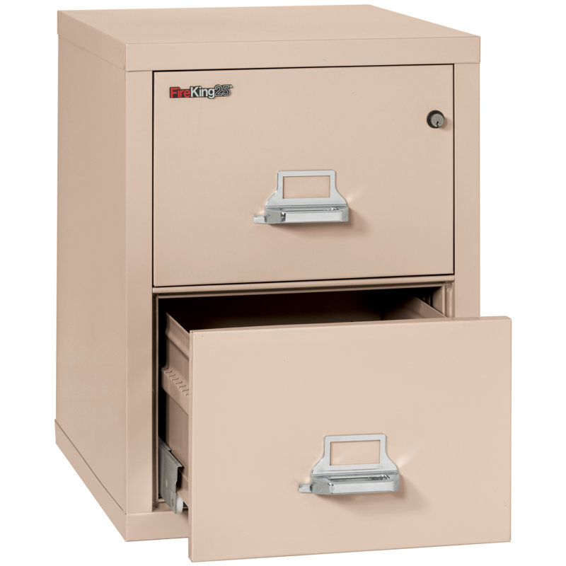 Fireproof 2 - Drawer File Cabinet, Champagne