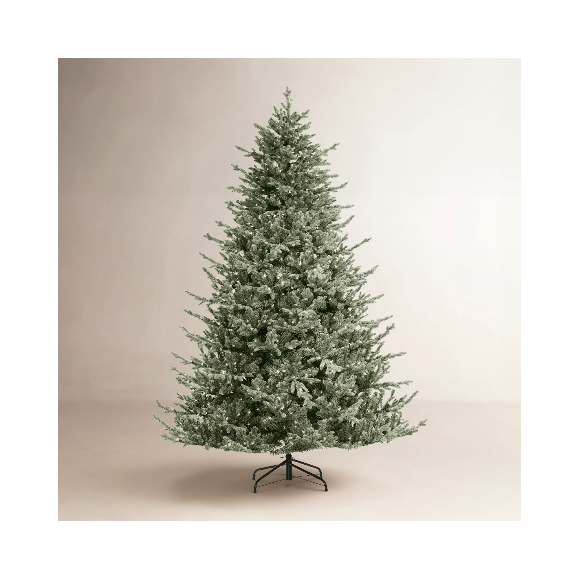 90' Lighted Artificial Fir Christmas Tree, 90" H x 63" W x 63" D