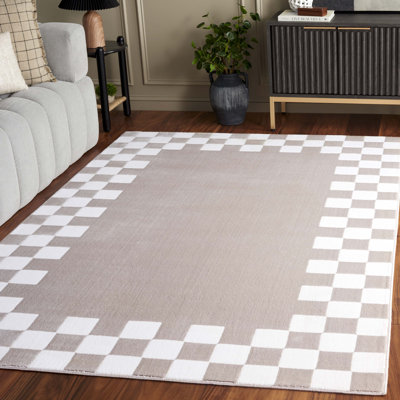 Tapis à carreaux Kiontae Performance