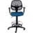 Backed Adjustable Height Ergonomic Lab Stool with Footring Wheels-1335032083