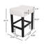 TABOURET DE COMPTOIR ZUMA KD [LOT DE 2 PCS]