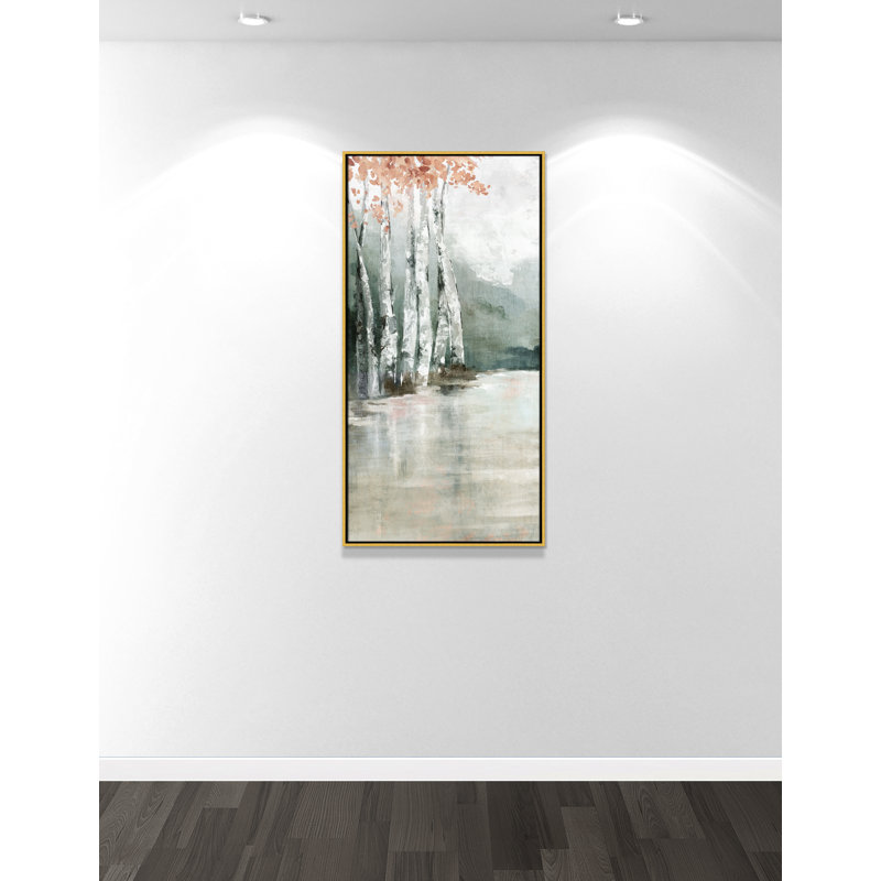 Impression Mystic Trunks II par Luna Mavis, H 49,5 po x l 25,5 po, Doré