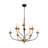 Maroneia 9-Light Dimmable Metal Two-Tier Candle Style Chandelier with Adjustable -106895977