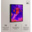 "Neon Bold Heavenly Basketball", impression sur toile par Art Remedy, cadre noir, 16 x 24-1840435397-1840435450