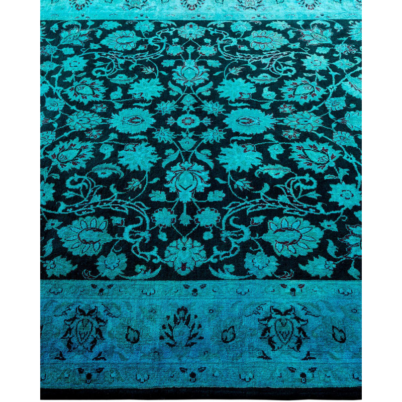 Fine Vibrance One-of-a-Kind 4' 1" X 6' 5" Hand Knotted Area Rug