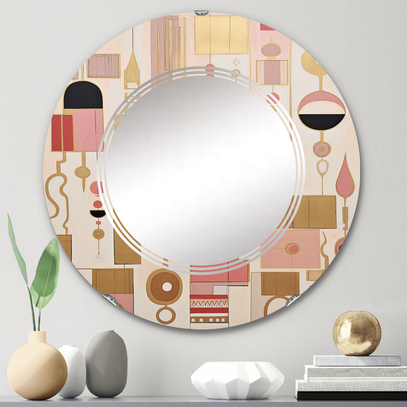 Zymiere - Modern Wall Mirror Round, 24 po x 24 po