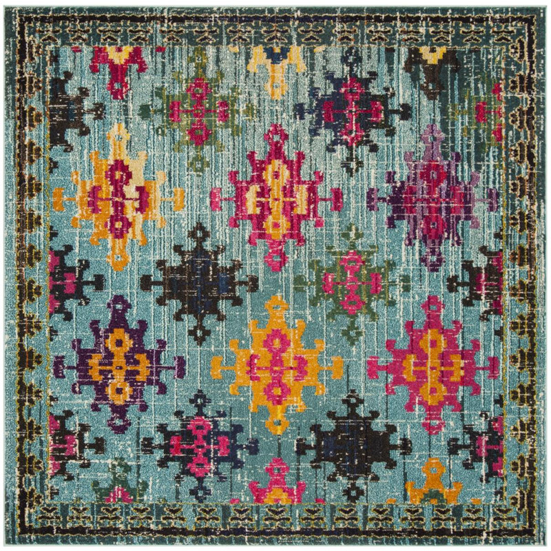 Nistler Paisley Area Rug, Square 201 cm