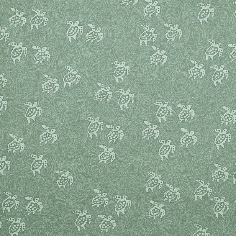 Tissu peint intérieur / extérieur peint tortues, Sel de mer