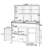 Large Fir Wood Potting Bench, 45.3"L Multi-Functional Outdoor Island (Natural Wood)-129470468