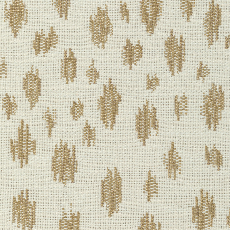 Granville Weaves Honfleur Cotton Blend Fabric, Beige
