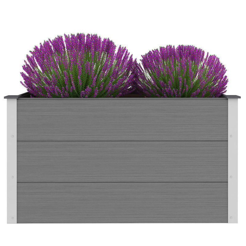 Wood Planter Box, 54cm H x 100cm W x 50cm D