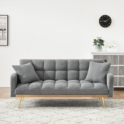 Gray 69 Inch Adjustable Bed For Small Primary Living Spaces - Strong Construction And Comfortable