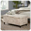 Repose-pieds rembourré avec repose-pieds rectangulaire, fonctionnel, polyvalent, pratique, compact et confortable
