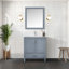 Meuble-lavabo de salle de bain 30 po X P 22 po P, comptoir en quartz, ensemble de robinet et Miroir-1857772824