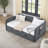 Twin Size Upholstery Daybed With Trundle Bed And Two Storage Drawers-1571028489