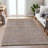 Machine Washable Indoor/Outdoor Oden ACN2148 Striped Rug-1449808190