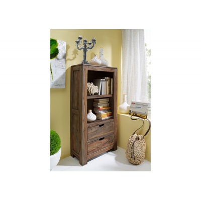 Nature 120cm H x 60cm W Solid Wood Standard Bookcase