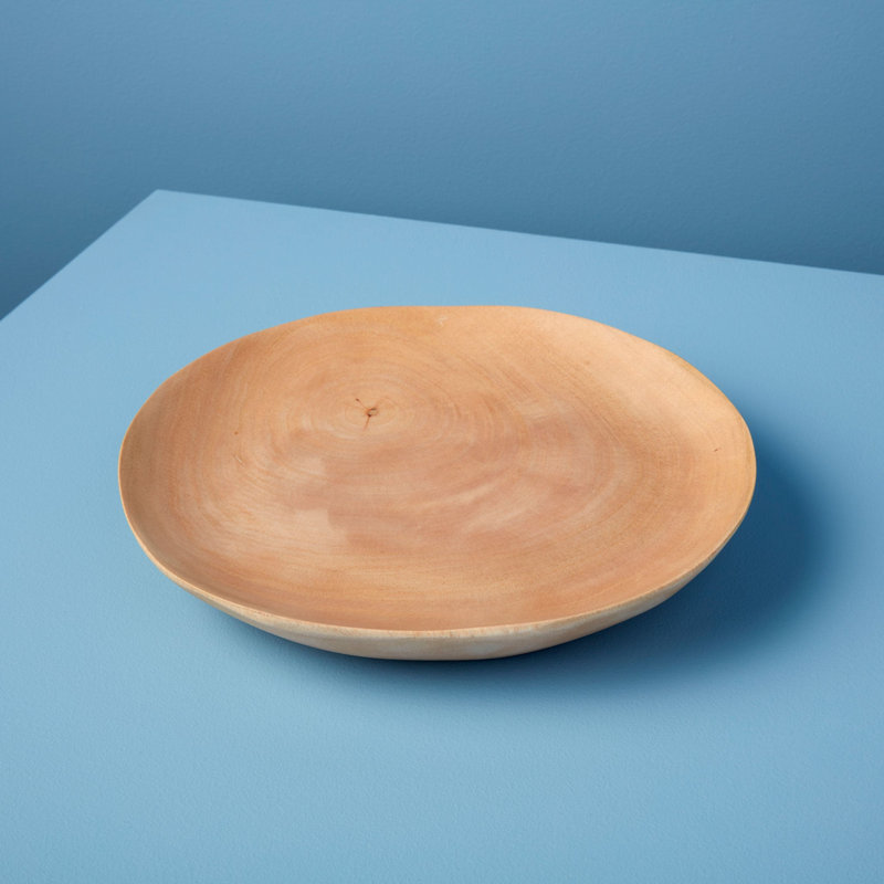 Assiette en bois Kiln Mango, moyen