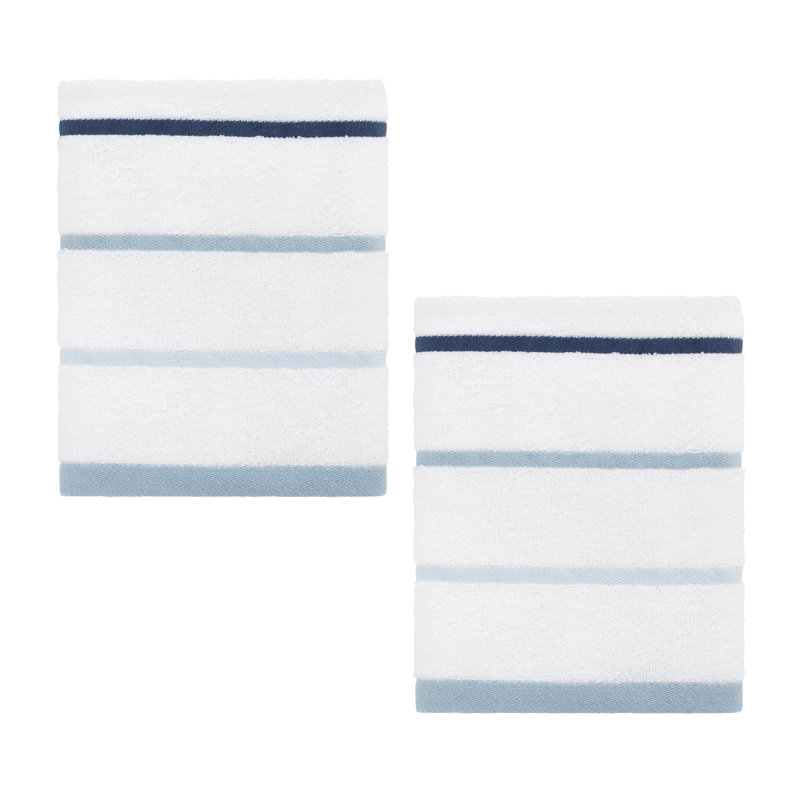 Izod Sandbar Blue 2-Pack Hand Towel Set, Blue, Hand Towel - 2 Pack