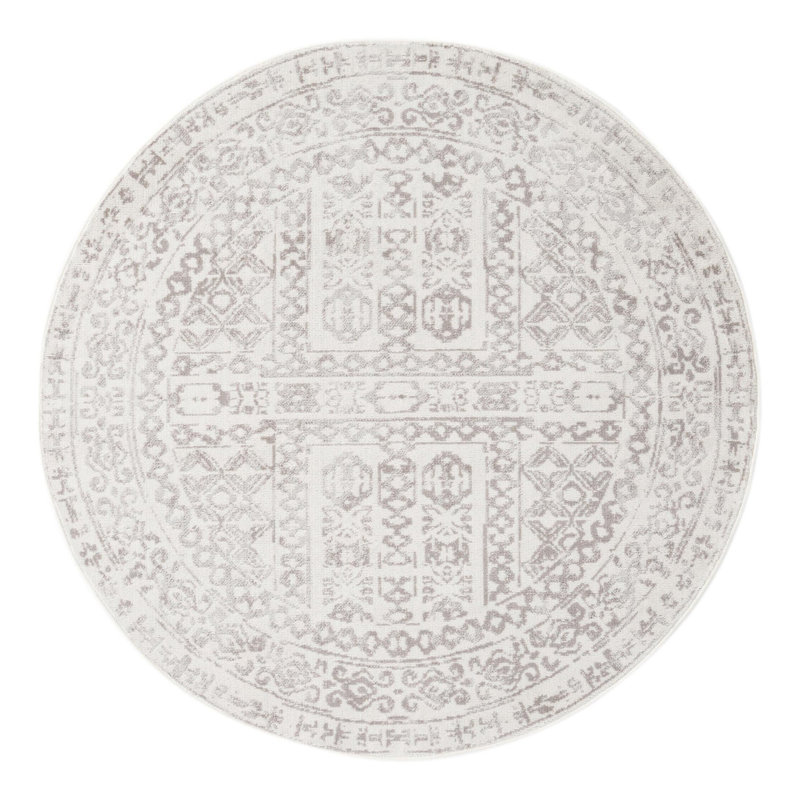 Brackett Oriental Indoor Rug, Round 5'