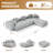 148'' Upholstered Sofa, 4-seater Oversize Cloud Sofa Couch with Ottoman Modular Sectional Sofa Modern Sofa for Living Room Bedroom Apartment-121011356
