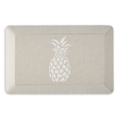 Martha Stewart Aloha Modern Pineapple Anti-Fatigue Air-Infused Kitchen Mat