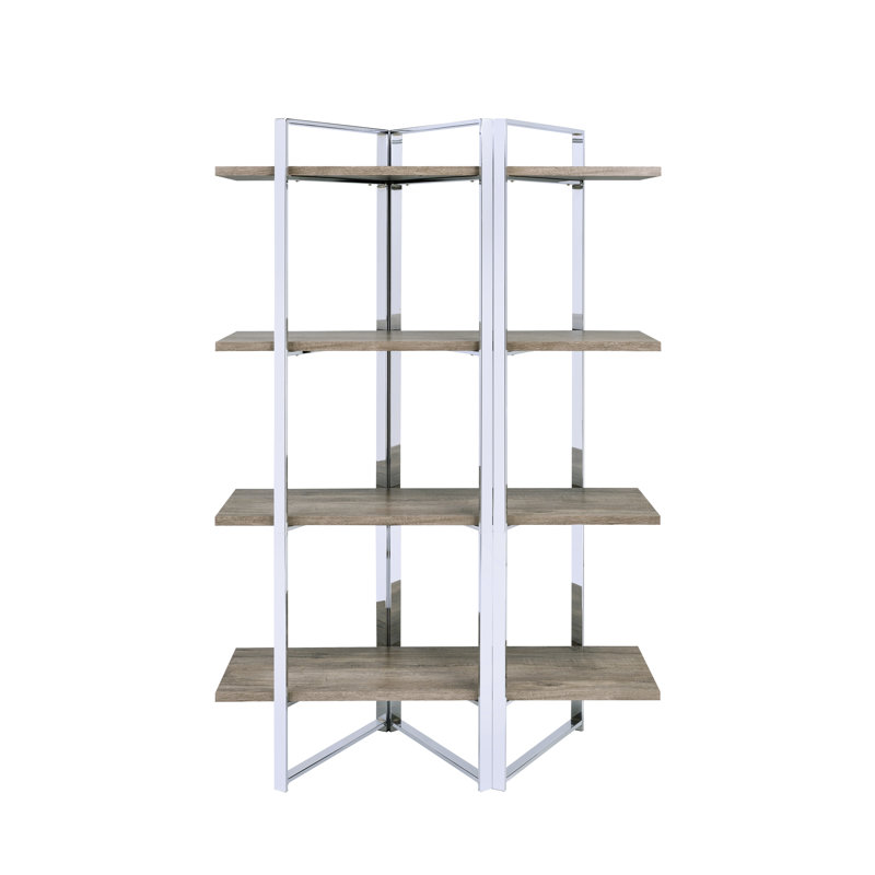 Naturel et 4 tablettes - Améliorez votre espace de vie avec un rangement fonctionnel et attrayant