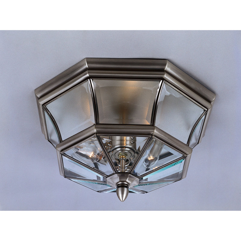 Newbury Flush Mount, Pewter