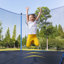 Trampoline ovale pliable pour tout-petits de 14 pi avec guidon Ceballos