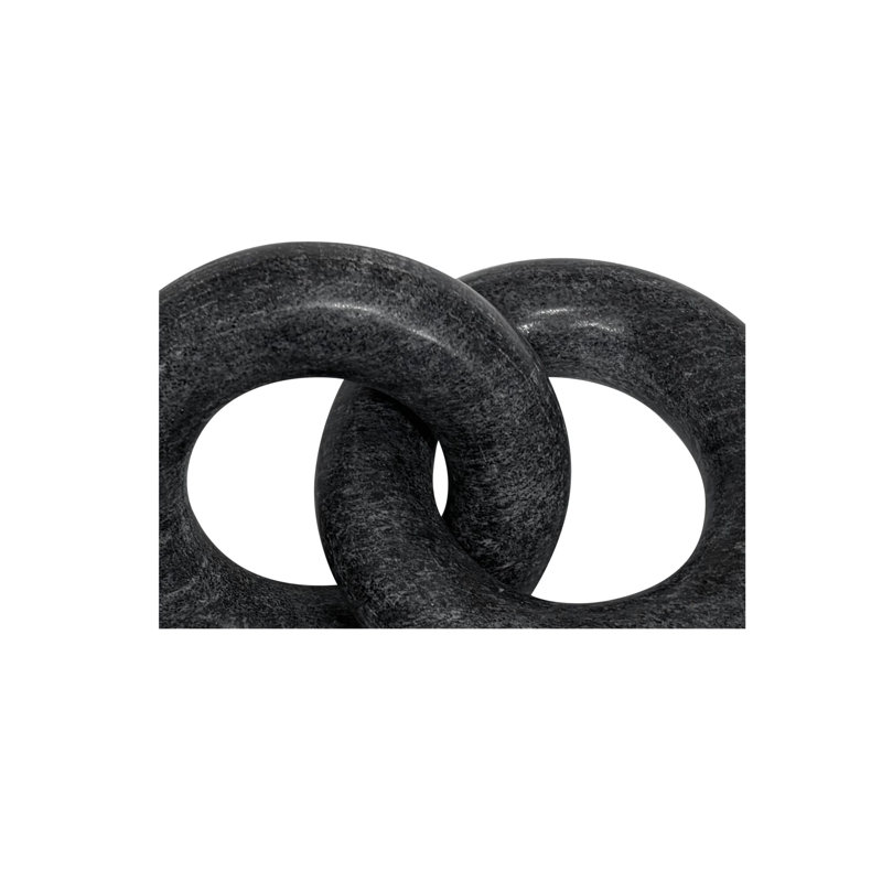 Hera Tabletop Decor Beige Marble, Black